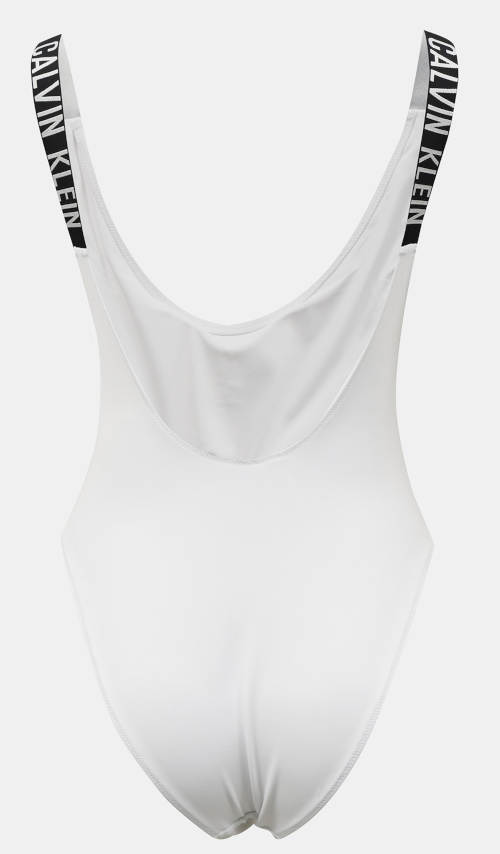 Дамски бански костюм Calvin Klein в бяло